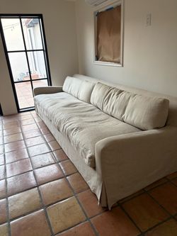 Restoration Hardware Linen Couch
