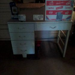 Dresser With Matching  Small  One Small Desk  Corner Unit