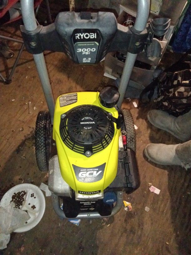 Ryobi Honda Pressure Washer