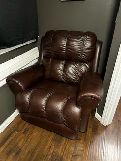 Oversized Leather Armchair