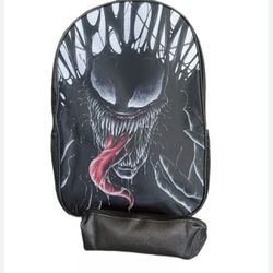 Marvel Venom Backpack & Pencil Case