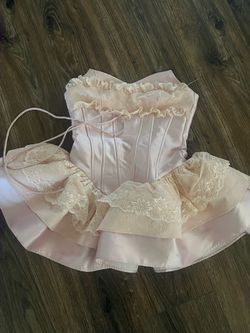 pink corset balleto dress