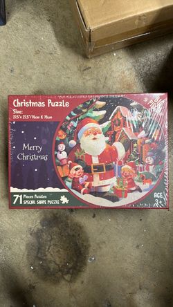 Christmas Puzzle 71-Piece Special Shape