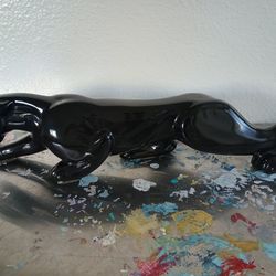 Black Panther Ceramic Figurine 24" inch 