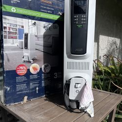 DeLonghi Dragon 1500 -Watt Radiant Tower Indoor Electric Space Heater with Thermostat