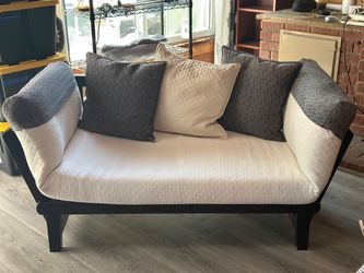 Crate & Barrel Convertible Sofa / Daybed – Custom Upholstery – $125