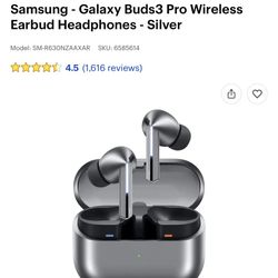 Samsung Galaxy Buds 3 Pro Wireless Earbuds