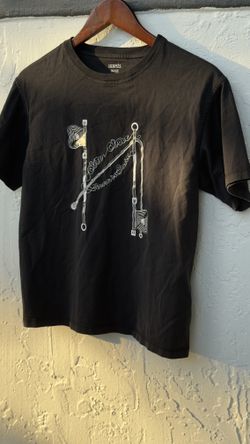 Hermès black cotton Clic-Clac print t-shirt