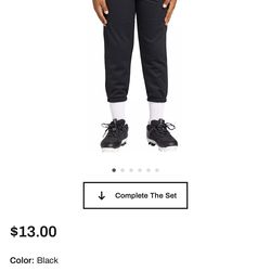 Youth t-ball pants with loops