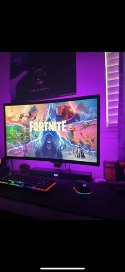 Gaming Monitor + Keyboard
