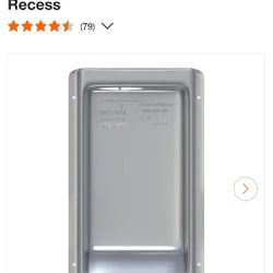 Dryerbox Recessed Metal Dryer Box