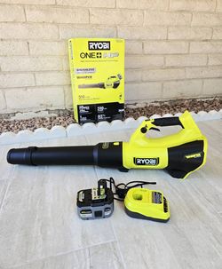 RYOBI 18V Brushless Whisper Leaf Blower Kit