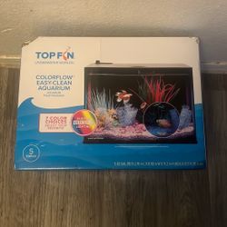 5 Gallon Topfin Fish Tank 
