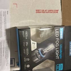 TYPE S - 9005/9006 UltraBright LED Fog Light - 1800LM Each, 6500K, 26W, Powersports, 2 Pack