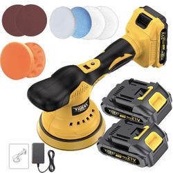 Lithium ion polishing machine, wireless polishing equipment (21V polishing machine - battery * 2)