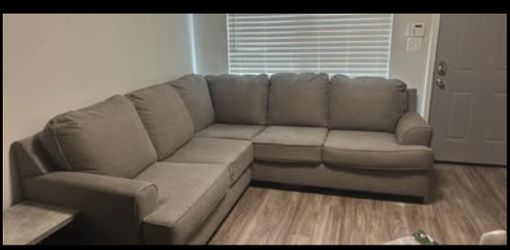 Selling an Ashley Laurelgrove / Lennox Granite L-Shaped Sectional Sofa  Like- New condition