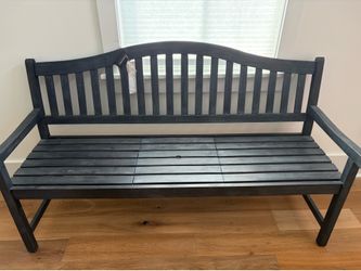 Safavieh Outdoor Wooden Bench with Pop-up Table