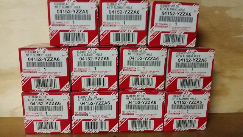 Toyota oil filters