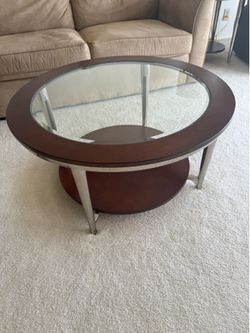 Circular coffee tables