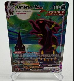 Umbreon Vmax Pokemon Evolving Skies Full Art Secret Rare 215/203