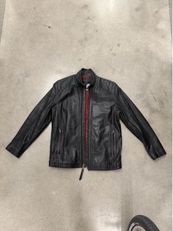 Marc New York Andrey Marc, Black Leather Jacket, Size Medium