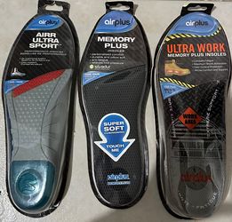 Airplus Men’s Memory Plus Insoles Size 7 - 13