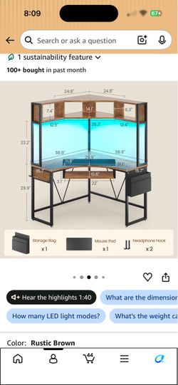 L-Shaped Corner Desk