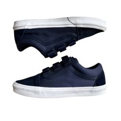 Vans Old School Velcro Blue Suede Size 12 