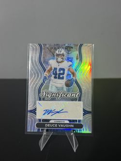 Cowboys Deuce Vaughn Auto Card 