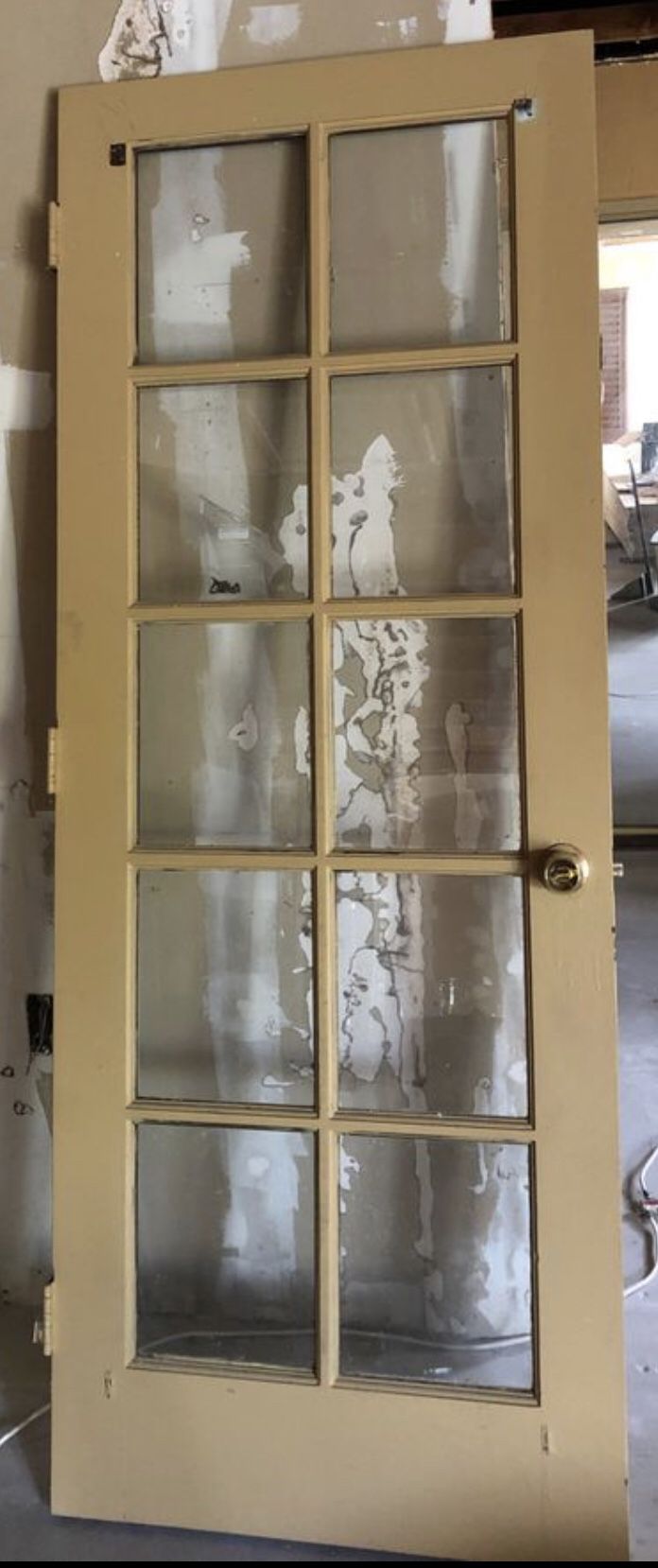 French door (one only) 10 pane
