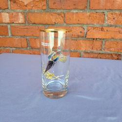 Ned Smith Game Bird 'Ring Necked Pheasant" High Ball Glass 14oz.