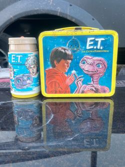 1982 E.T. The Extra-Terrestrial Metal Lunchbox