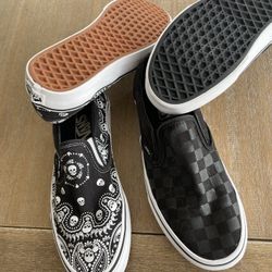 Vans Slip On Shoes 2 Pairs 