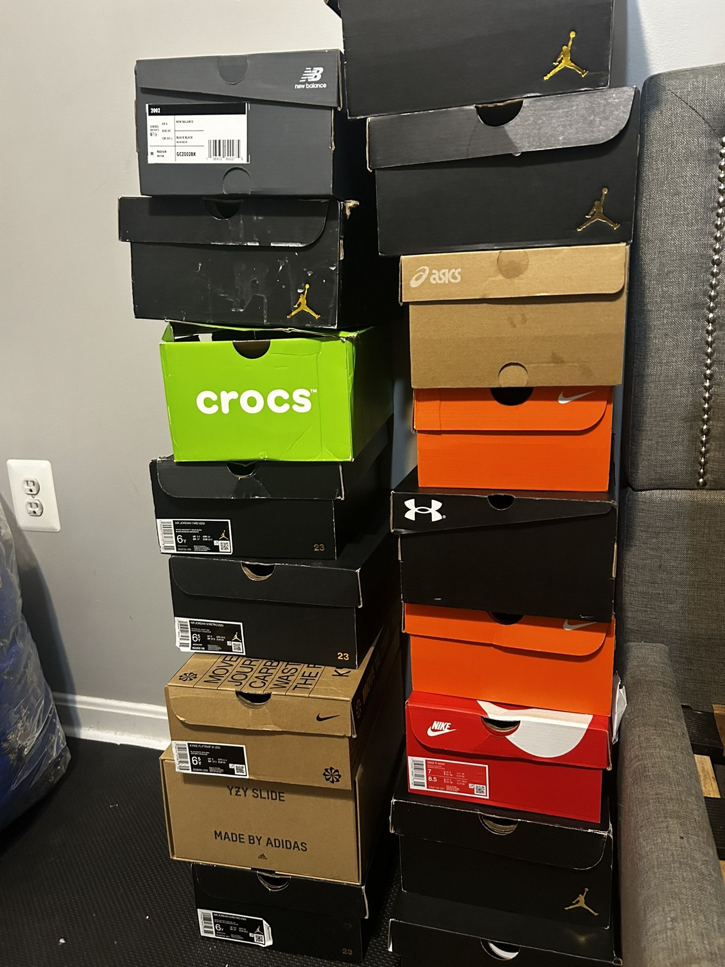Boxes for sale.