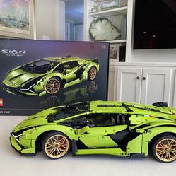 Green Lego Lamborghini