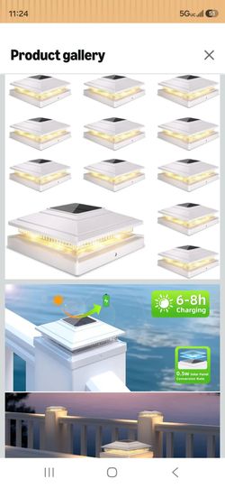 Solar post lights