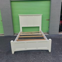 White Full Bed Frame 