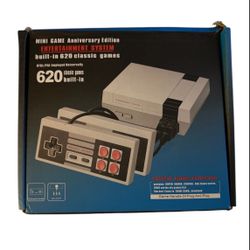 MINI GAME Anniversary Edition ENTERTAINMENT SYSTEM" retro-style video game console