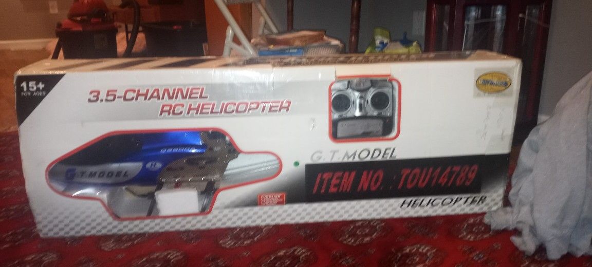 Age 15 And Up 3.5 Channel Rc Helicopter 