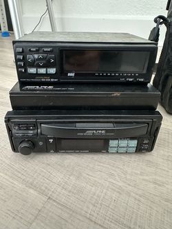 Alpine eq alpine cd radio 3 disc vintage