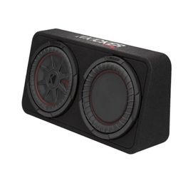 Kicker Speakers, 2 ohm 43TCWRT122, Black/Red/Gray, 12in
