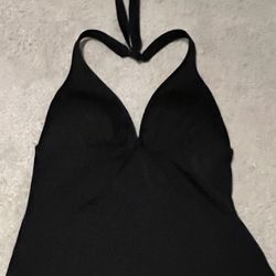 Black Tankini Top, M