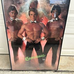 Ladies Night Chippendales Framed Poster-Reduced Again 
