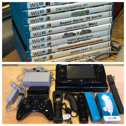 Wii U with Games