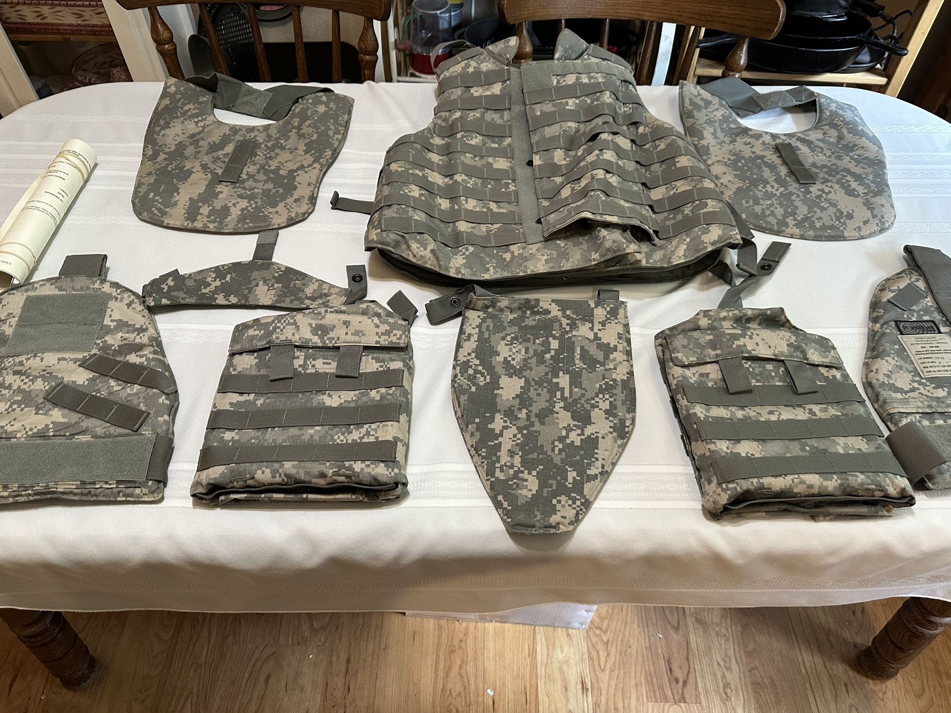 Interceptor Ballistic Body Armor Vest Set