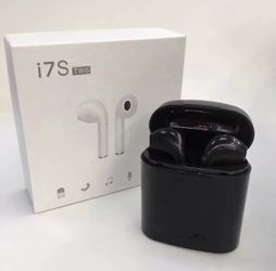 New wireless Bluetooth earbuds black compatible with iPhone and android