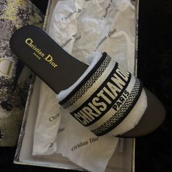 Dior Dway cloth sandals