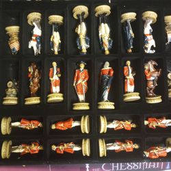 Summit Collection American Revolution Chess Set And Board