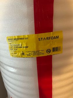 2 Rollos Grandes de Espuma para Embalaje StarFoam 24" x 550' - ¡NUEVOS!