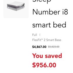 Sleep Number Bed With Adj Base Full Size